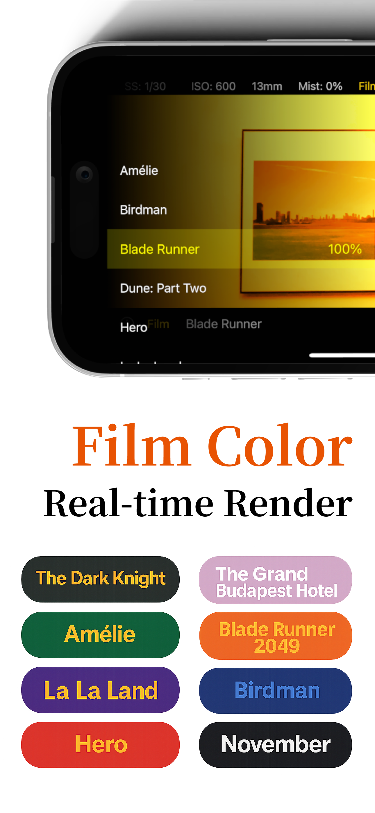 XpanCam app screenshot showing XPAN 65:24 cinematic camera interface #2