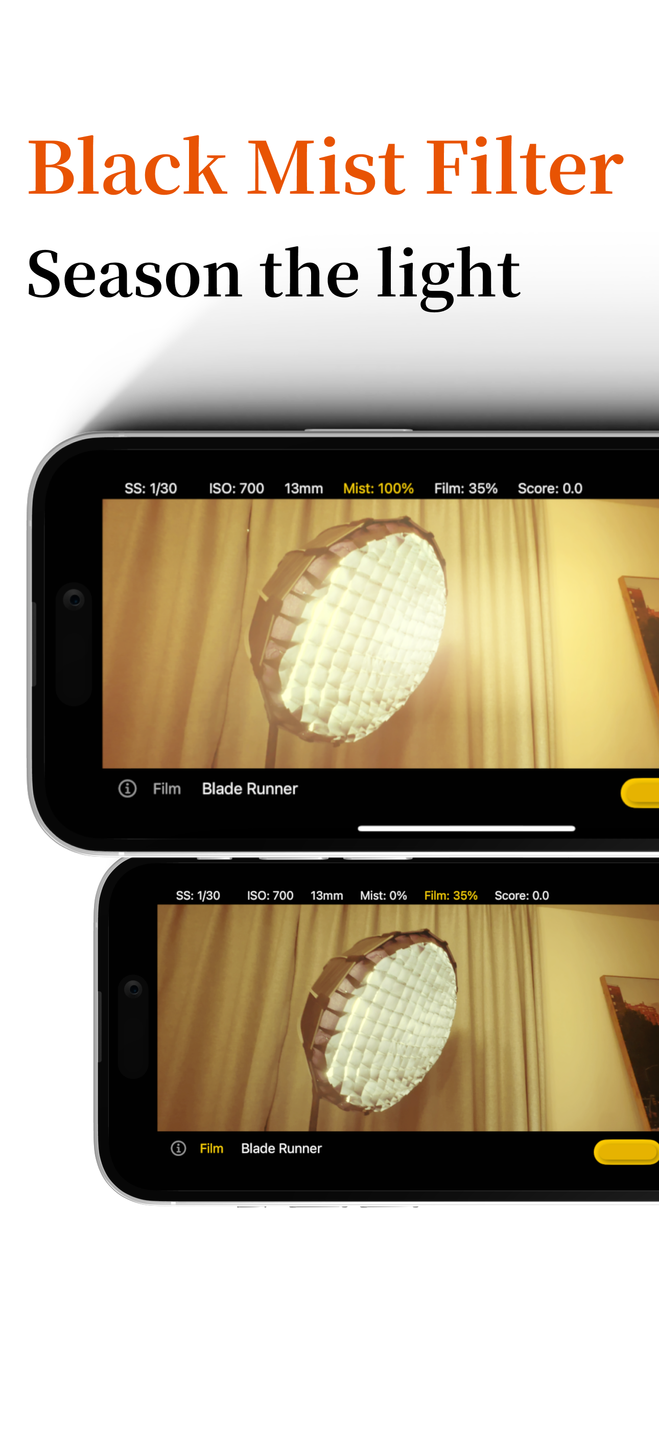 XpanCam app screenshot showing XPAN 65:24 cinematic camera interface #4